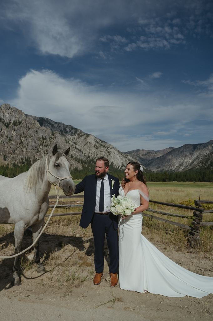 Atlanta Idaho Wedding Lazy H Ranch