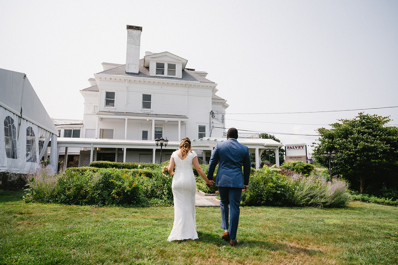 Bride and Groom WeddingPortraits at the Inn at Mystic Connecticut